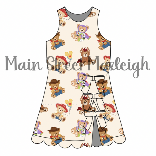 Howdy toy bow dress