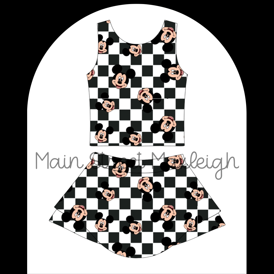 Mouse checkers yoga set