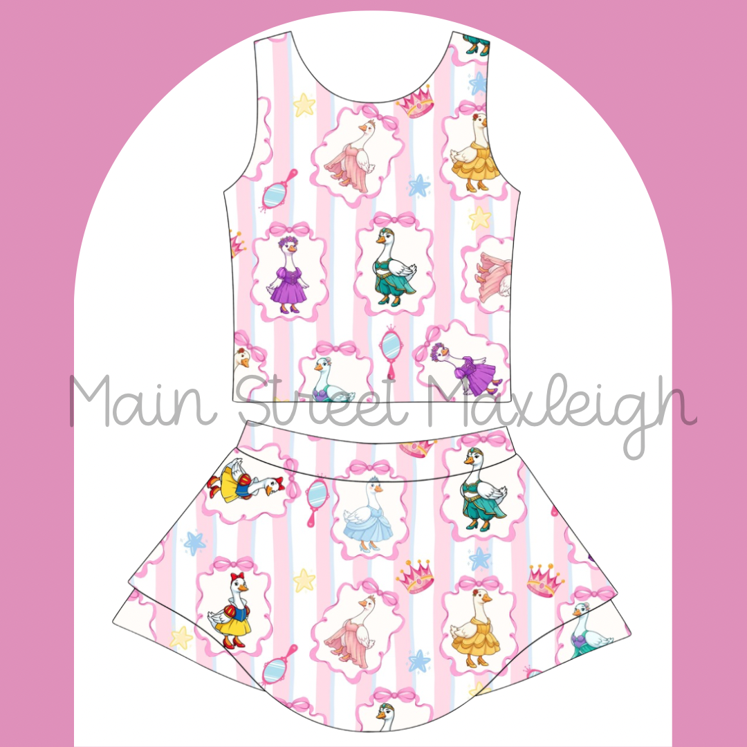 Princess goose yoga set