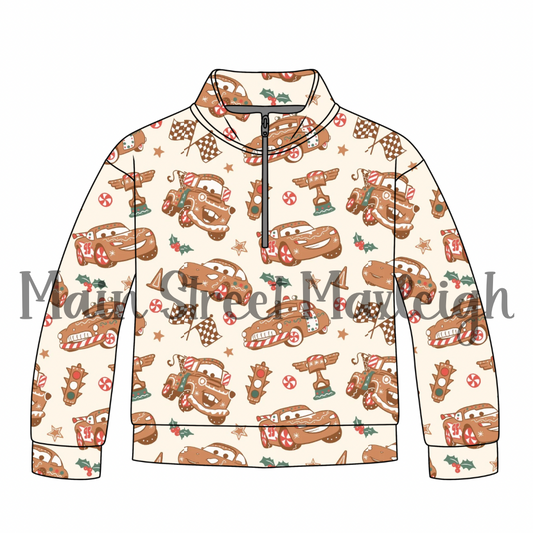 Christmas gingerbread car zip