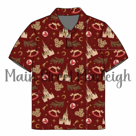 Christmas rocking “horse” polos