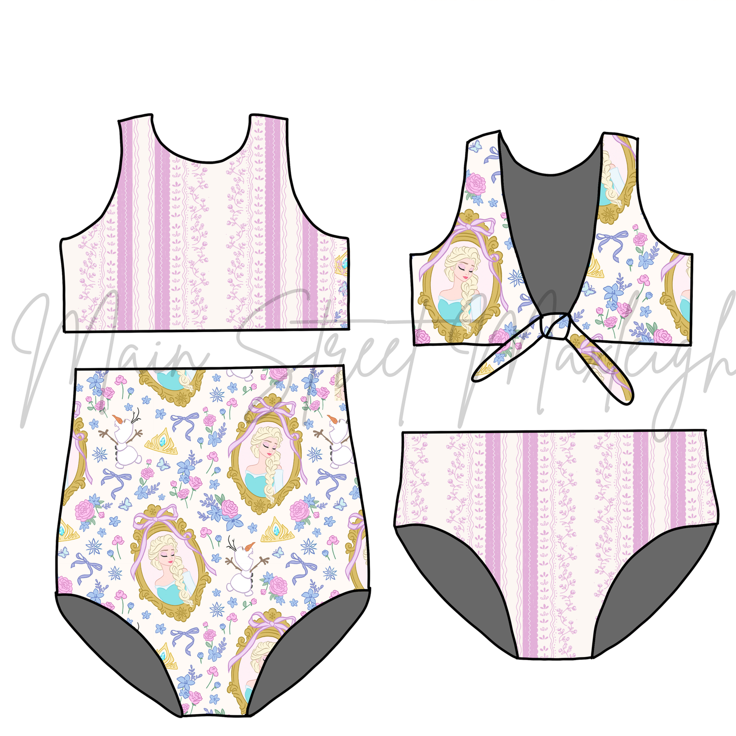 Ice queen reversible swim