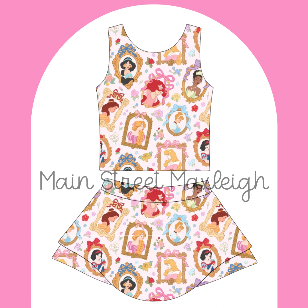 Princess frame yoga set