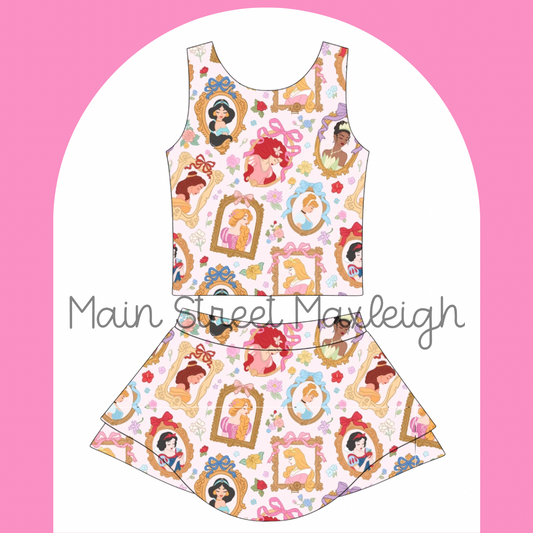 Princess frame yoga set