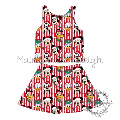Very merry stripes yoga set