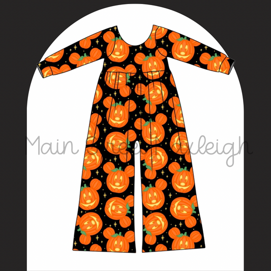 Halloween on Main Street romper