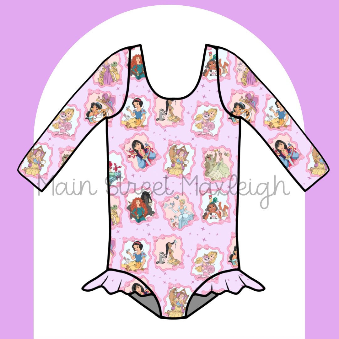 Princess bow frame swim