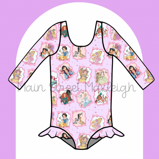 Princess bow frame swim