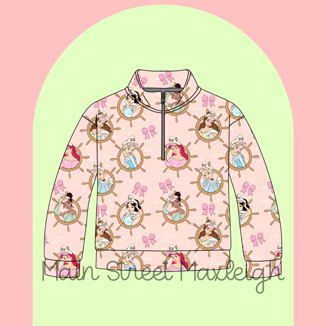 Pink princess cruise zip