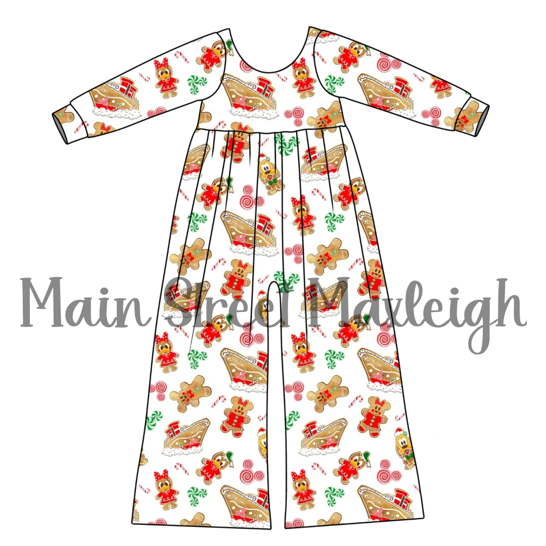 Very merry time Christmas cruise romper