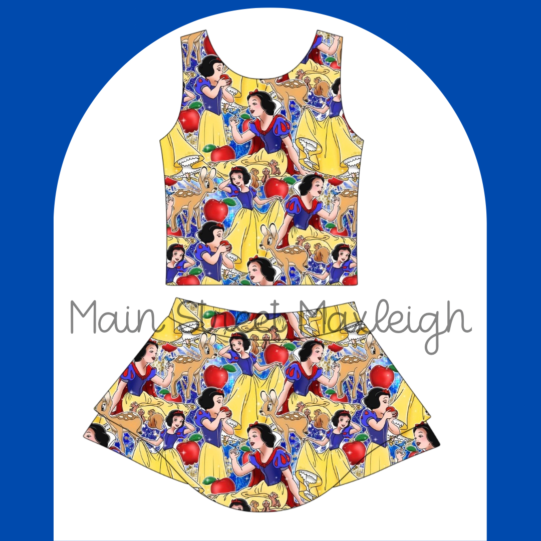 Snow White yoga set