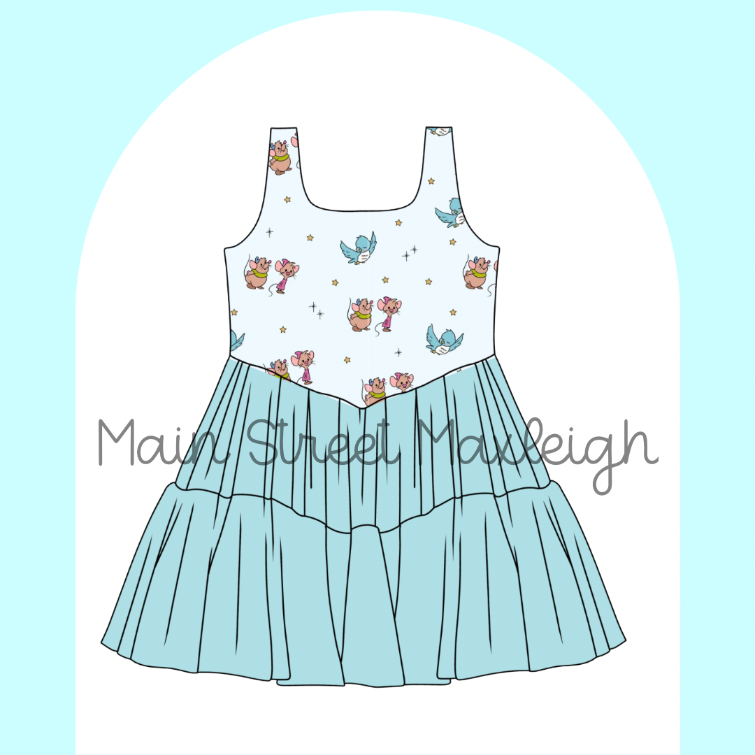 Glass slipper dress
