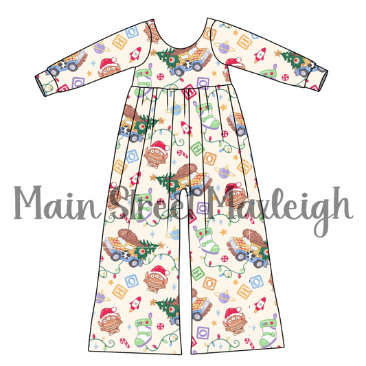 Christmas toy romper