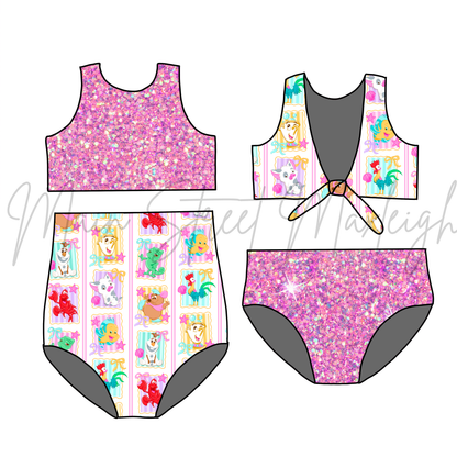 Frame sidekick reversible swim
