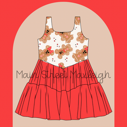 Gingerbread Christmas dress