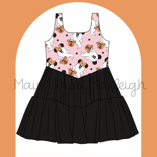 Pink boo Halloween dress