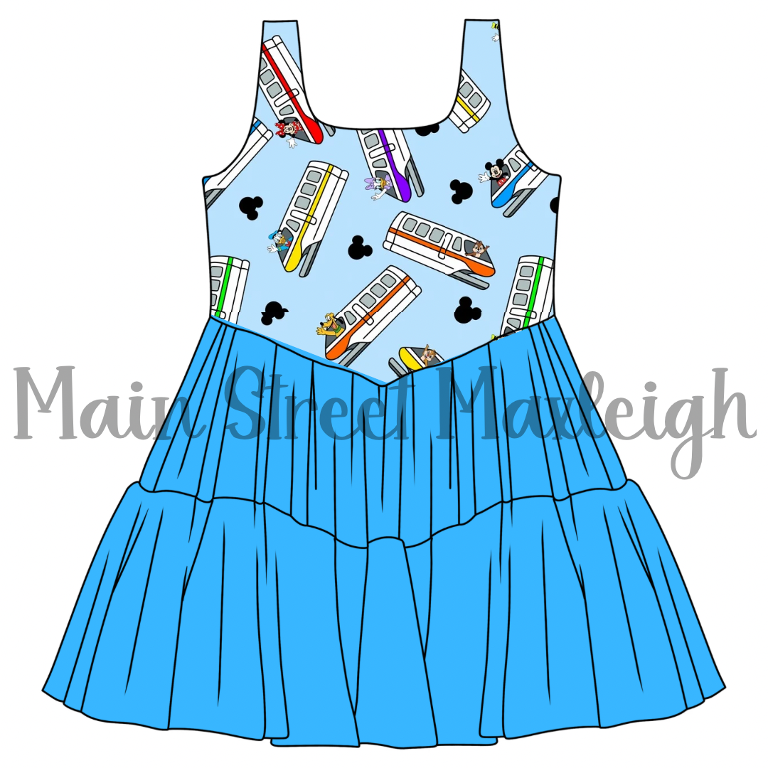 Transportation mesh dress