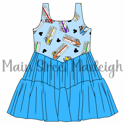 Transportation mesh dress