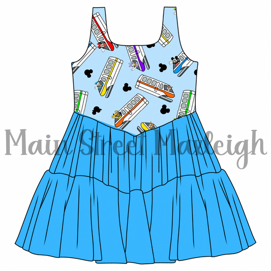 Transportation mesh dress