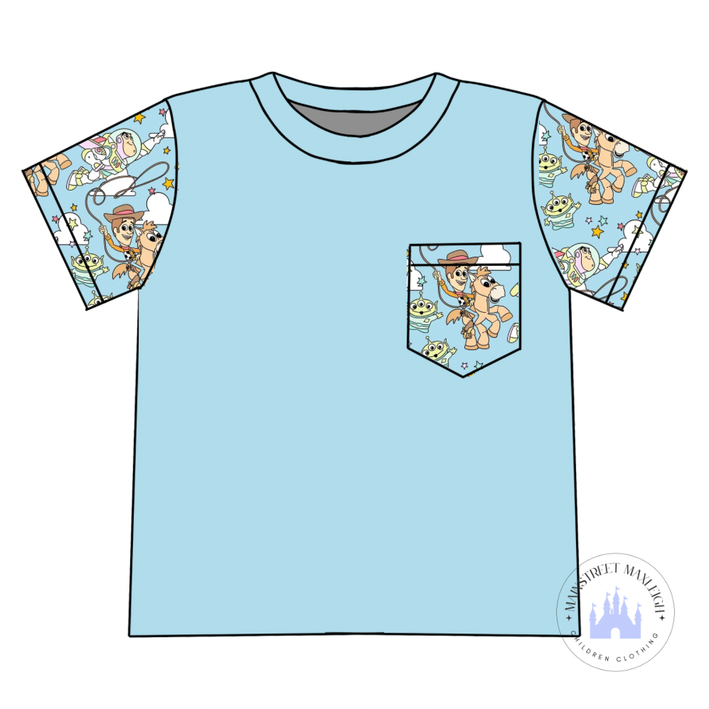 12/18m pocket tshirt RTS