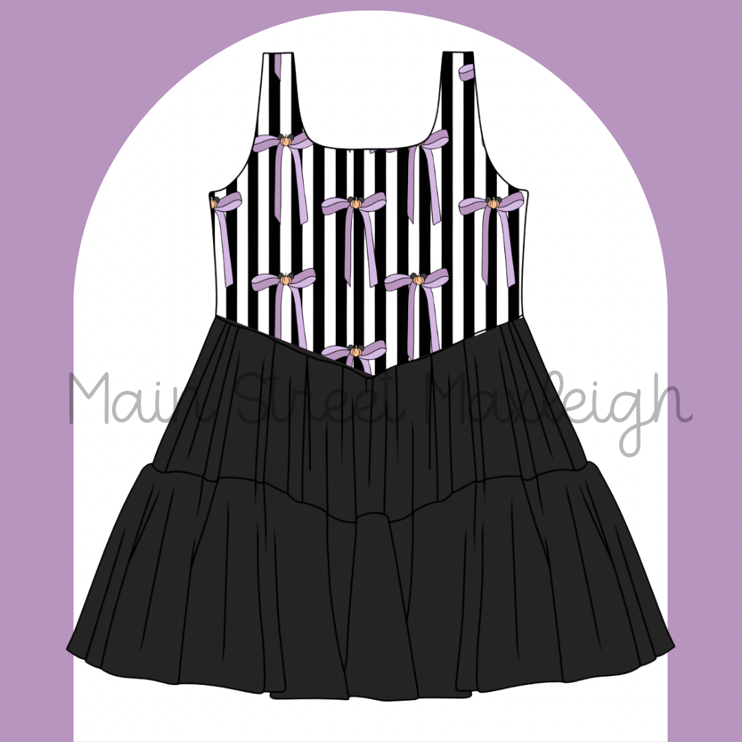 Halloween bow dress