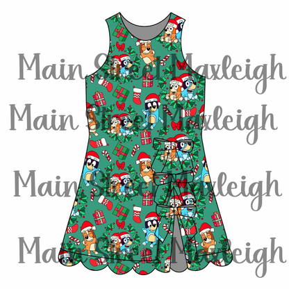 Bingo it’s Christmas Bow dress