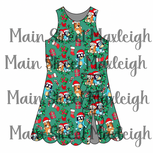 Bingo it’s Christmas Bow dress