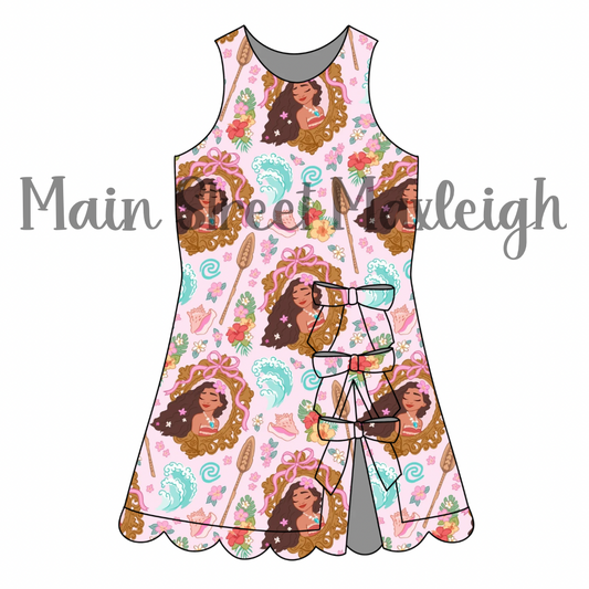 Island princess Bow dress