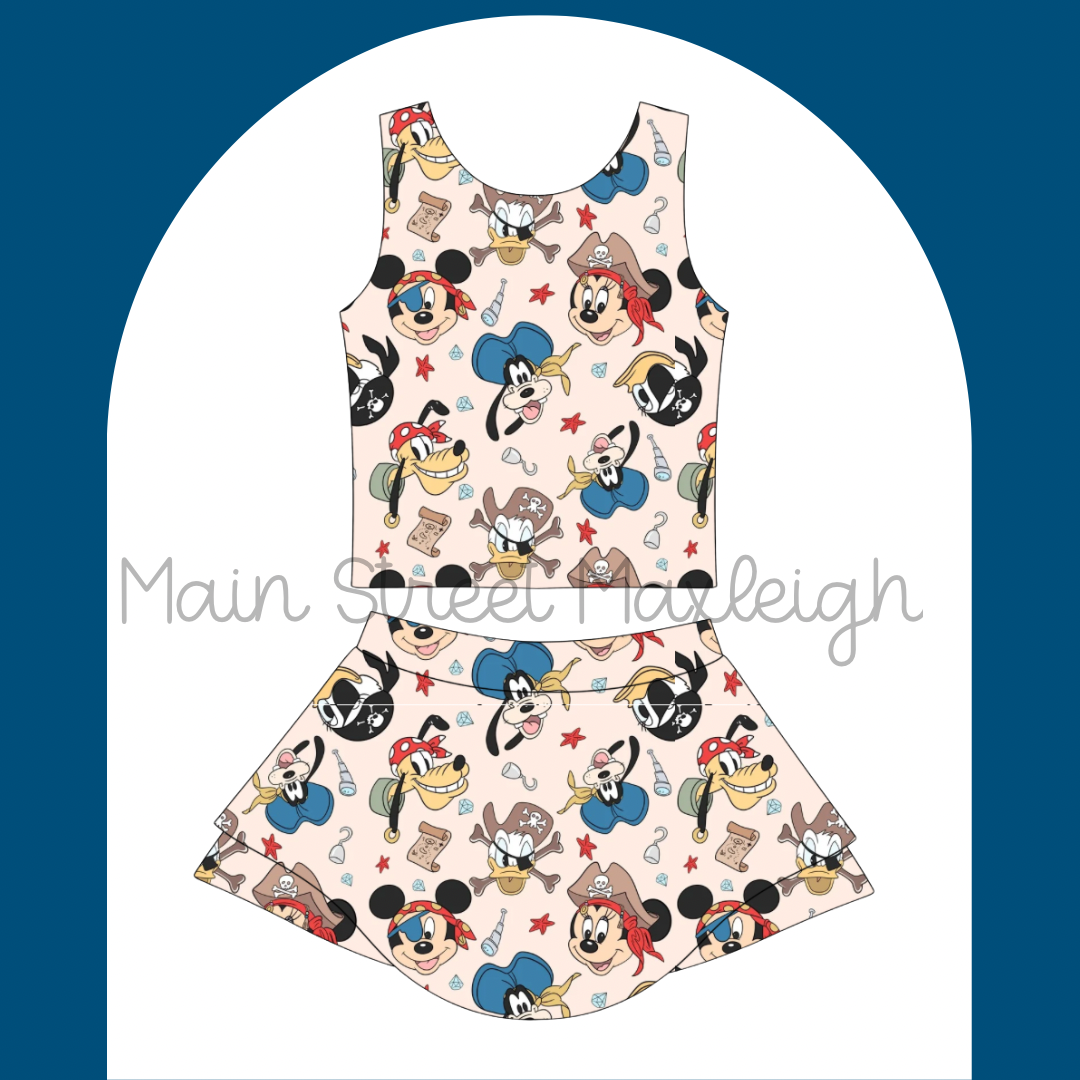 Pirate friends yoga set