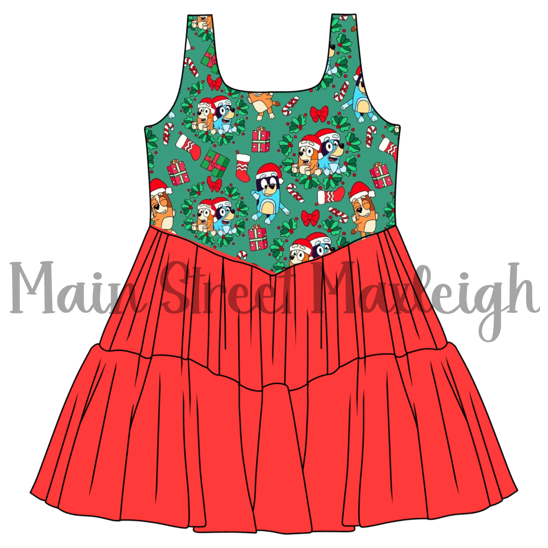 Bingo it’s Christmas Mesh dress