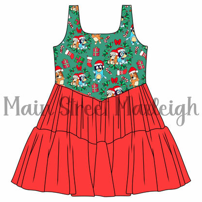 Bingo it’s Christmas Mesh dress