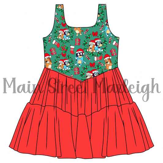 Bingo it’s Christmas Mesh dress