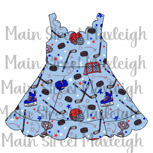 Hockey scallop dress
