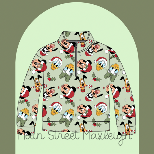 Santa fab 5 half zip up