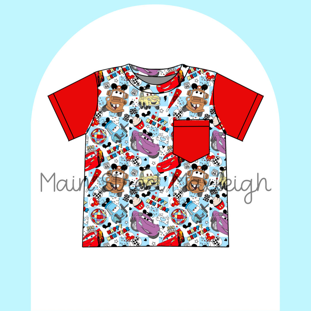 New years pocket tshirt