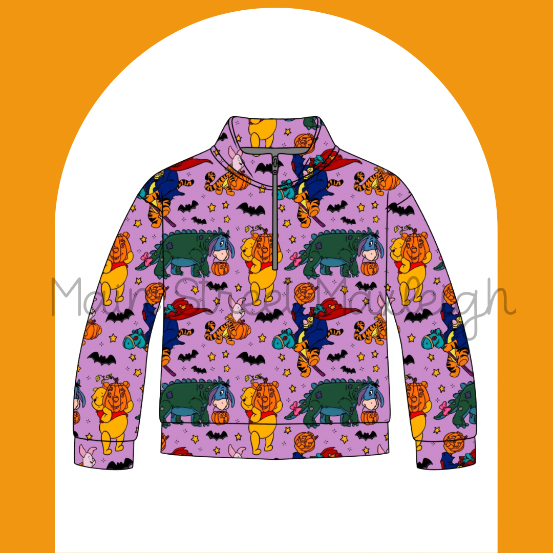 Winnie the BOO zip