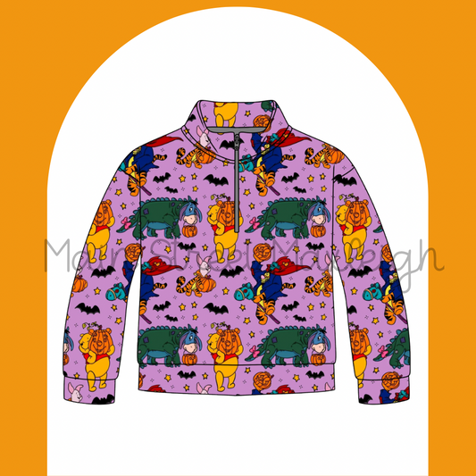 Winnie the BOO zip