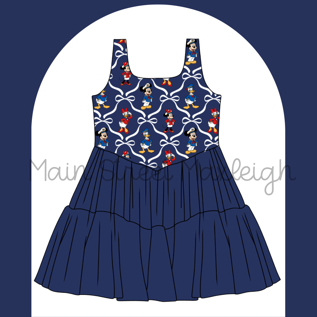 Navy cruise dress