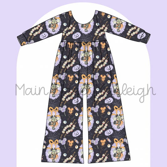 Spooky vibe Halloween romper