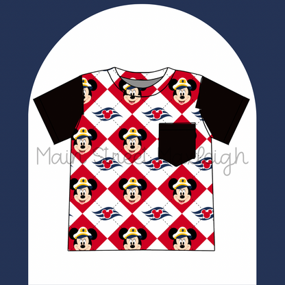 Captain mouse pocket T