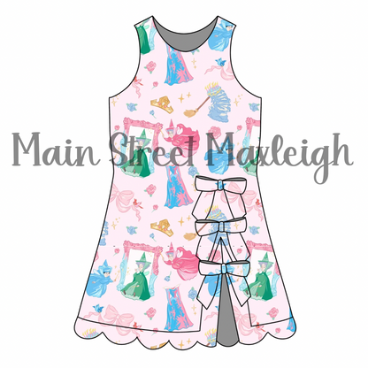 Sleeping Rose Bow Dress