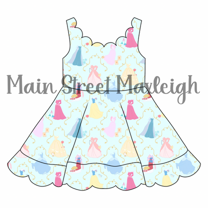 Royal gowns scallop dress