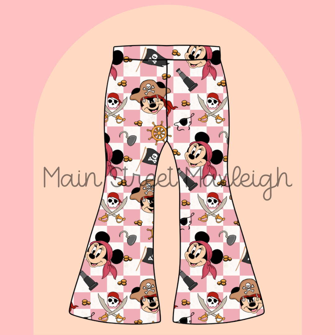 Pink, yo ho, yo ho, pirate life for me Flares