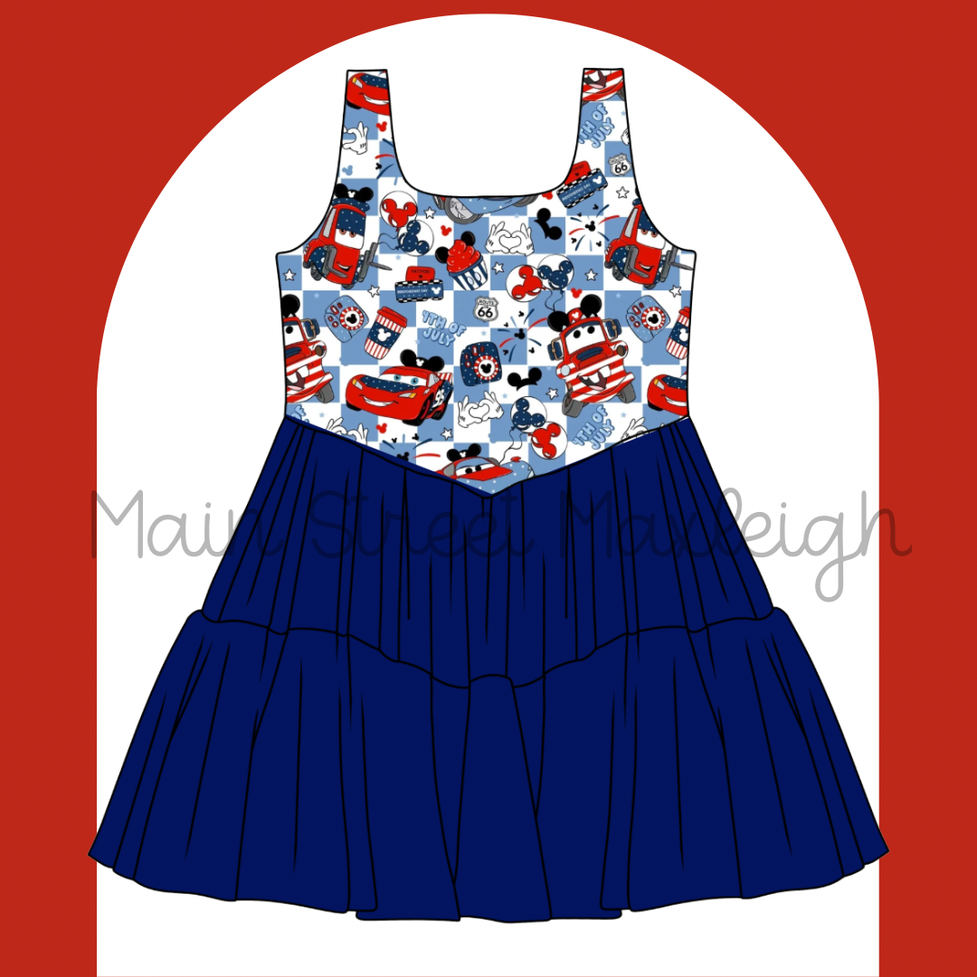 Kachow firework dress