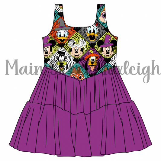 Halloween diamond dress