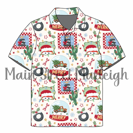 Christmas cars polos