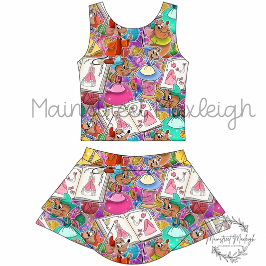 Cinderella mice yoga set