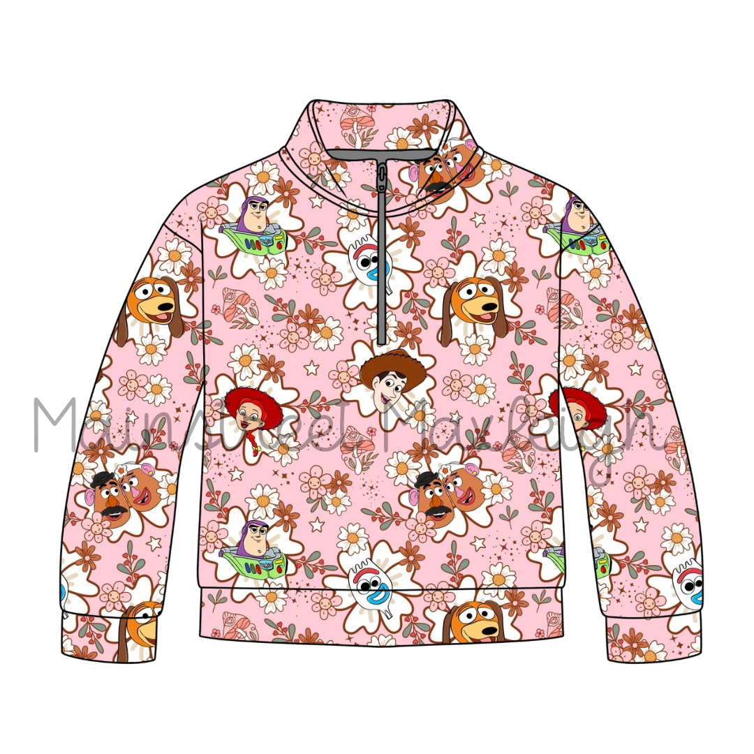 Howdy partner half zip up