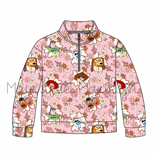 Howdy partner half zip up