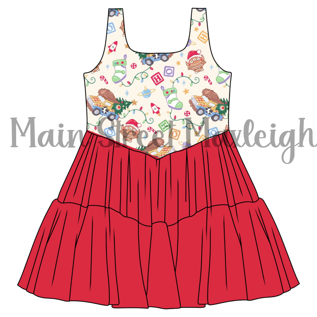 Christmas toy dress